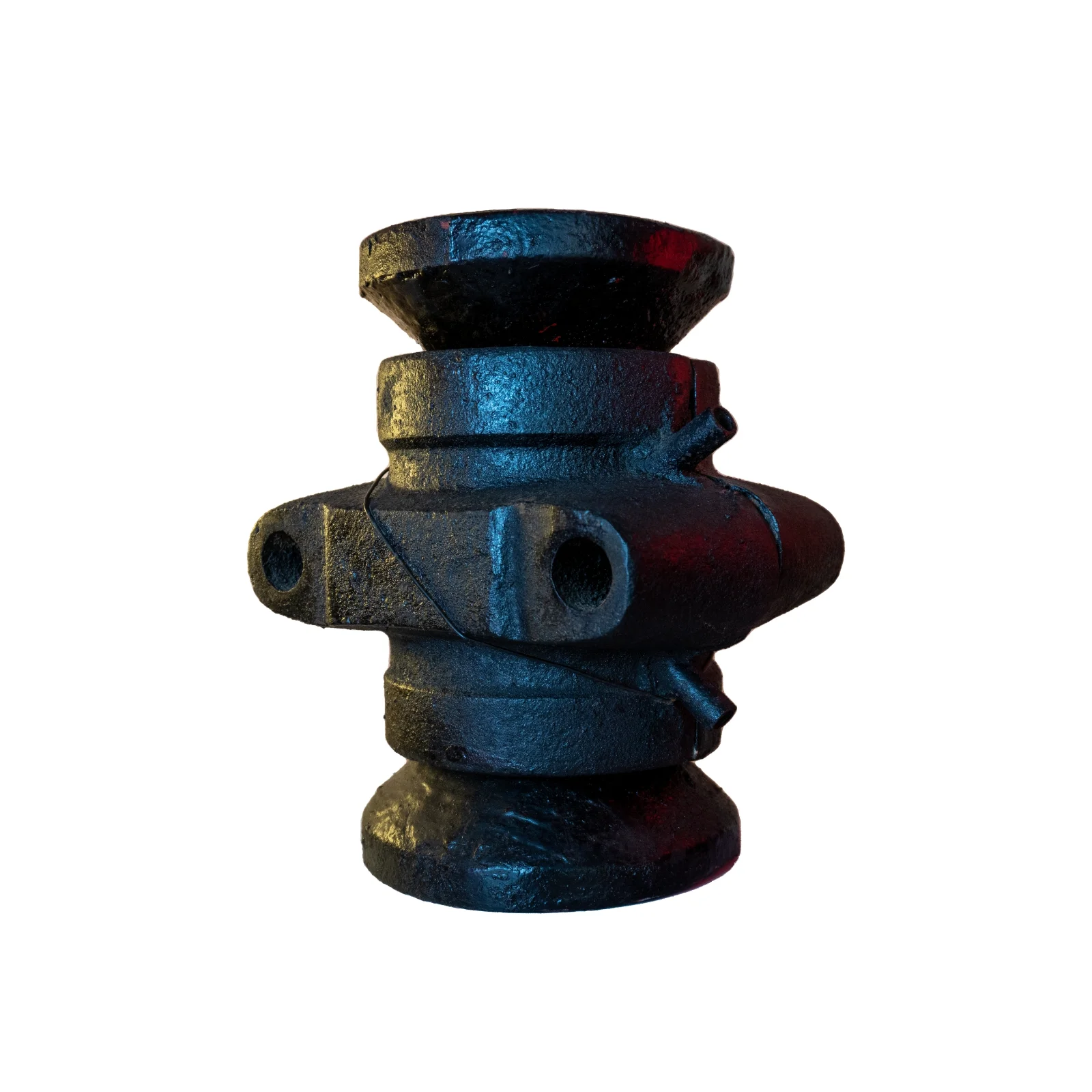 Chumacera Semiromer 10" 1 1/2 Redondo en hierro colado, fabricada por FUNDEMETAL HMF S.A.S