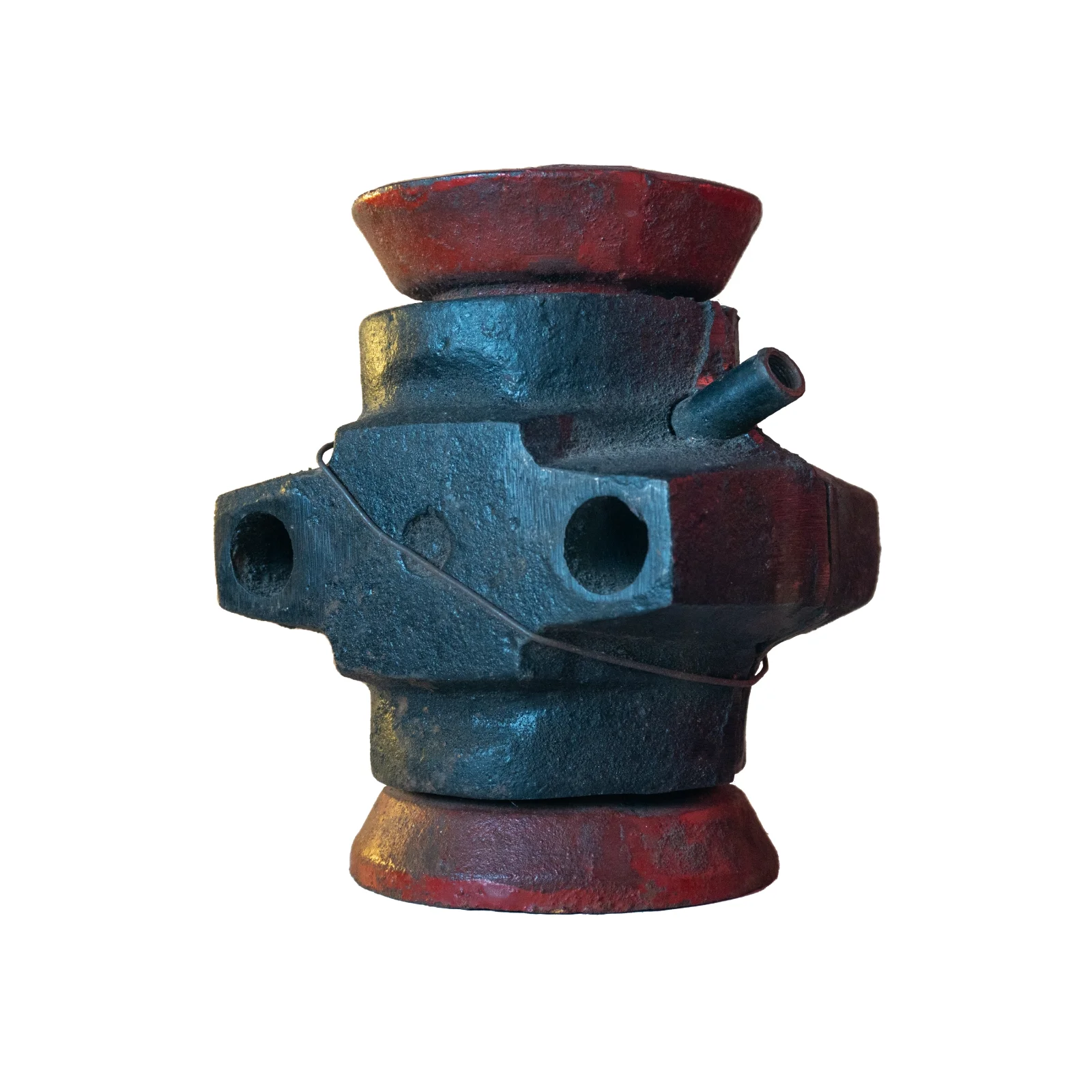 Chumacera Pulidor Antigua 1 1/8 en hierro colado, fabricada por FUNDEMETAL HMF S.A.S