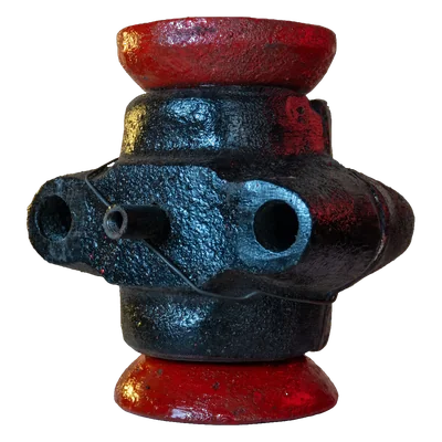 Chumacera Pulidor Inter Agro 7" en hierro colado, fabricada por FUNDEMETAL HMF S.A.S