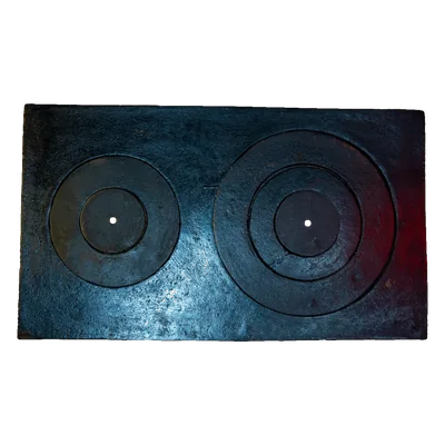 Plancha Mixta para Estufa de Leña en hierro colado, fabricada por FUNDEMETAL HMF S.A.S